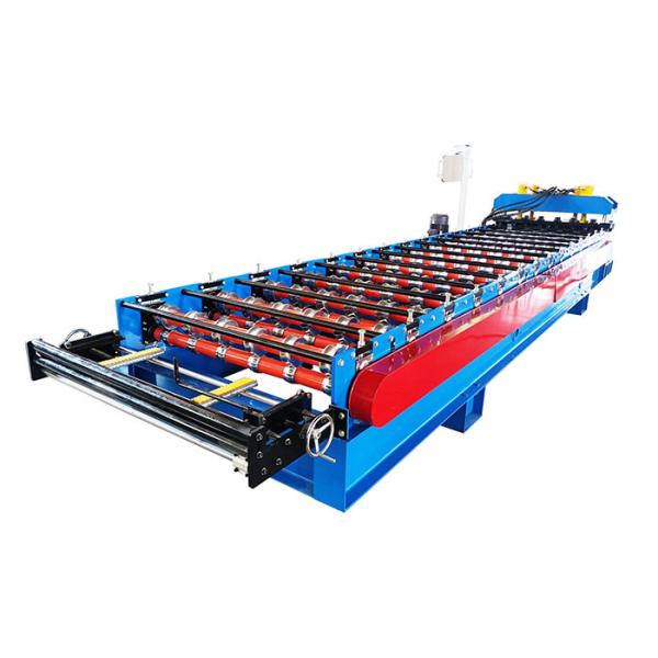 Chain Size 1 Inch Glazed Tile Roll Forming Machine 3 - 5m/Min