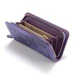 21cm 0.08KG Womens Credit Card Wallet With Zipper Patterned Clutch 10.5cm
