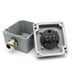 Outdoor Waterproof Power Strip Outlet Socket Die-cast Aluminum Case Explosion