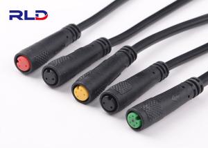 China 6 Pin 2A M8 IP65 Waterproof Wire Connector Plugs For E Bike wholesale