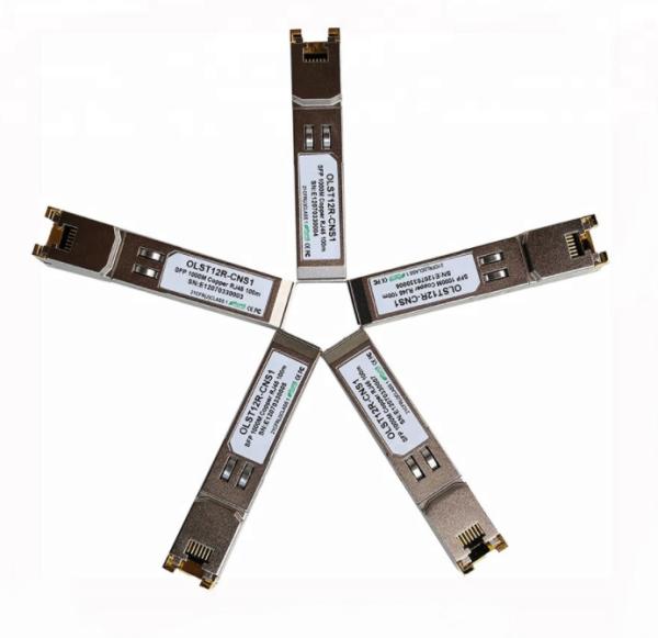 CISCO 100% Compatible Sfp Optical Transceiver ,1000M Copper RJ45 Fiber Optic Sfp