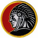 Iron On Sew On Embroidered Cloth Badges Applique Laser Cut / Merrow Edge With
