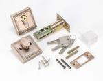 Polished Brass Square Deadbolt Lock Antique Copper