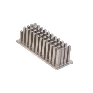 China Motor Heat Dissipation Extrusion Heat Sink Silver / Black / Blue Customized Color wholesale