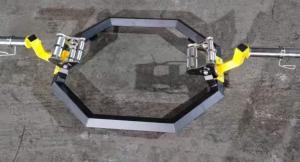 China Gym Hexagon Barbell Hard CR Plating / Heat Treatment Rotable Bars wholesale