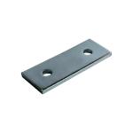 Carbon Steel Flat Strut Plate Electric Channel Fitting Stamping Type 40mm Width