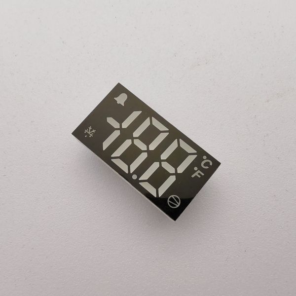 Ultra White/Green Triple Digit 7 Segment LED Display for Water Heater