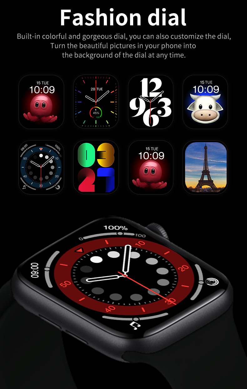 U98 Plus BT 5.0 Iwo5 Body Temperature Smartwatch Bluetooth Call