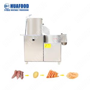 China Hot Sale 3 In 1 Potato Washing/Peeling/Cutting Machinery Price wholesale