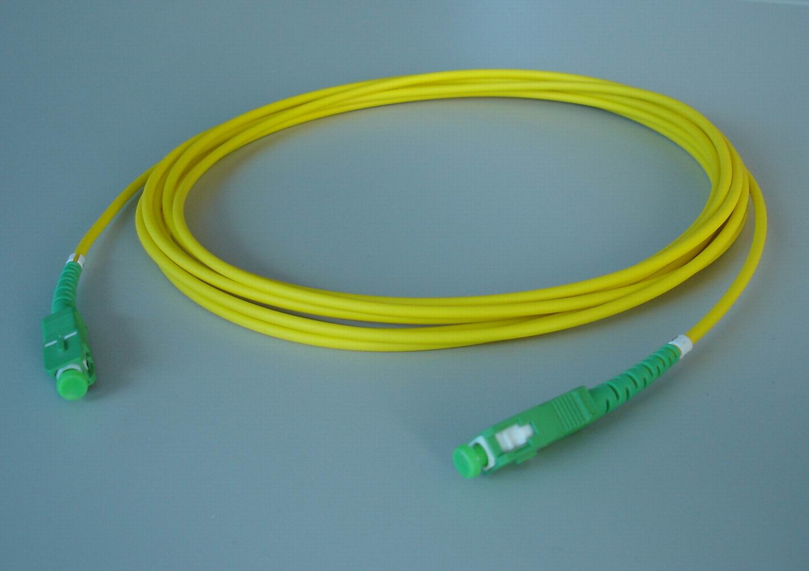 APC Polishing 0.2dB 3.0mm Fiber Optic Patch Cord