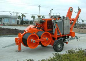 China Cable Stringing Equipment Hydraulic Cable Puller Winch 220KN Capacity wholesale
