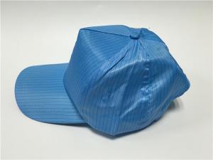 China Static Dissipative ESD Safe Clothing ESD Hat Unisex Design With Buckle For Size Adjustment wholesale