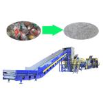 PET Industrial Plastic Washing Machine / Safety Friction Washing Machine