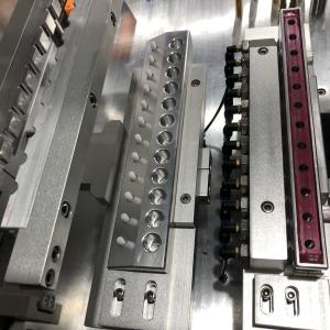 China Automatic 12 Holes Lipstick Aluminum Mold Demoulding Machine wholesale