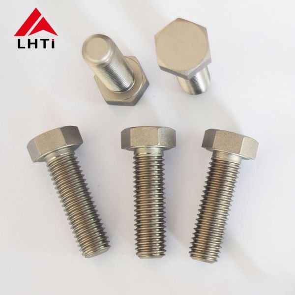 Hexagon Titanium Bolts Nuts DIN933 DIN934 Titanium Hex Bolts