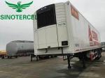 Frozen Food Refrigerated Semi Trailer 39000kg Semi Freezer Trailer For