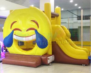 China Mini Playground Kids Inflatable Bounce House With Slide on sale