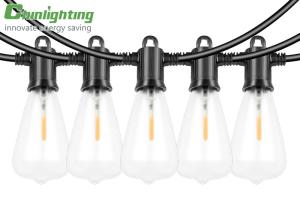 China IP65 Waterproof Frosted ST38 Hanging Bulb String Lights wholesale