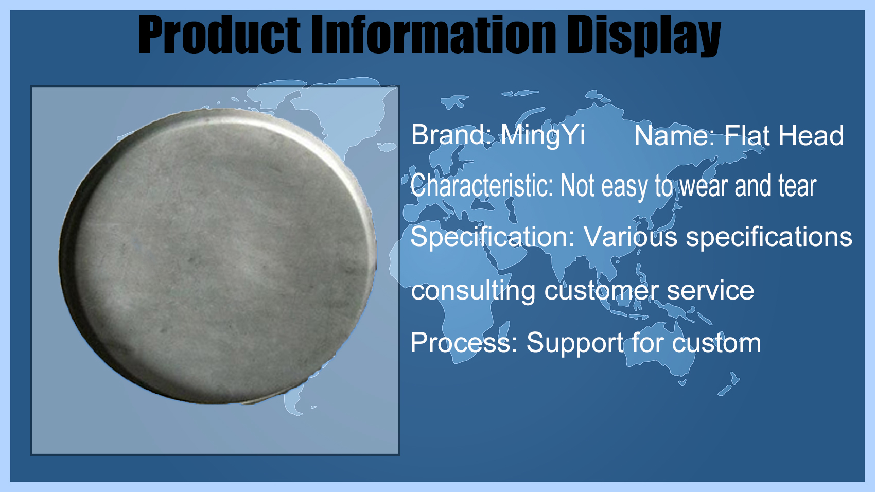 Flat Bottom Head Boiler Parts Customized Size Pressure Vessel Heads for Top Performance