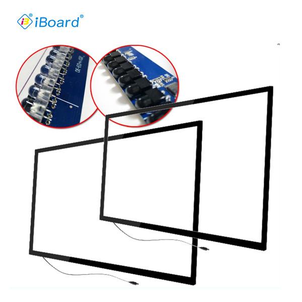 OEM 19''-200'' Infrared USB Multi Touch Conversion Overlay Frame For TV Screen