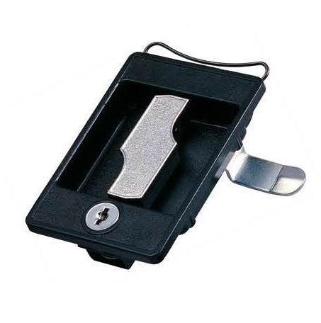 Steel cupboard lock cabinet lock for metal furniture door Locking Handle Black