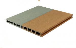 China Terrace Anti - Corrosion Plastic Wood Floor Panel 140x25mm Courtyard Plank Green Wood Plastic Board wholesale