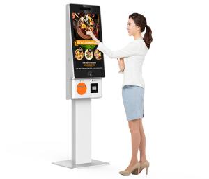 China SPCC Enclosure Self Service Payment Kiosk For Mcdonald'S / KFC /Supermarket wholesale