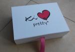 Wholesale customized cardboard magnet gift packing flat folding box with silk