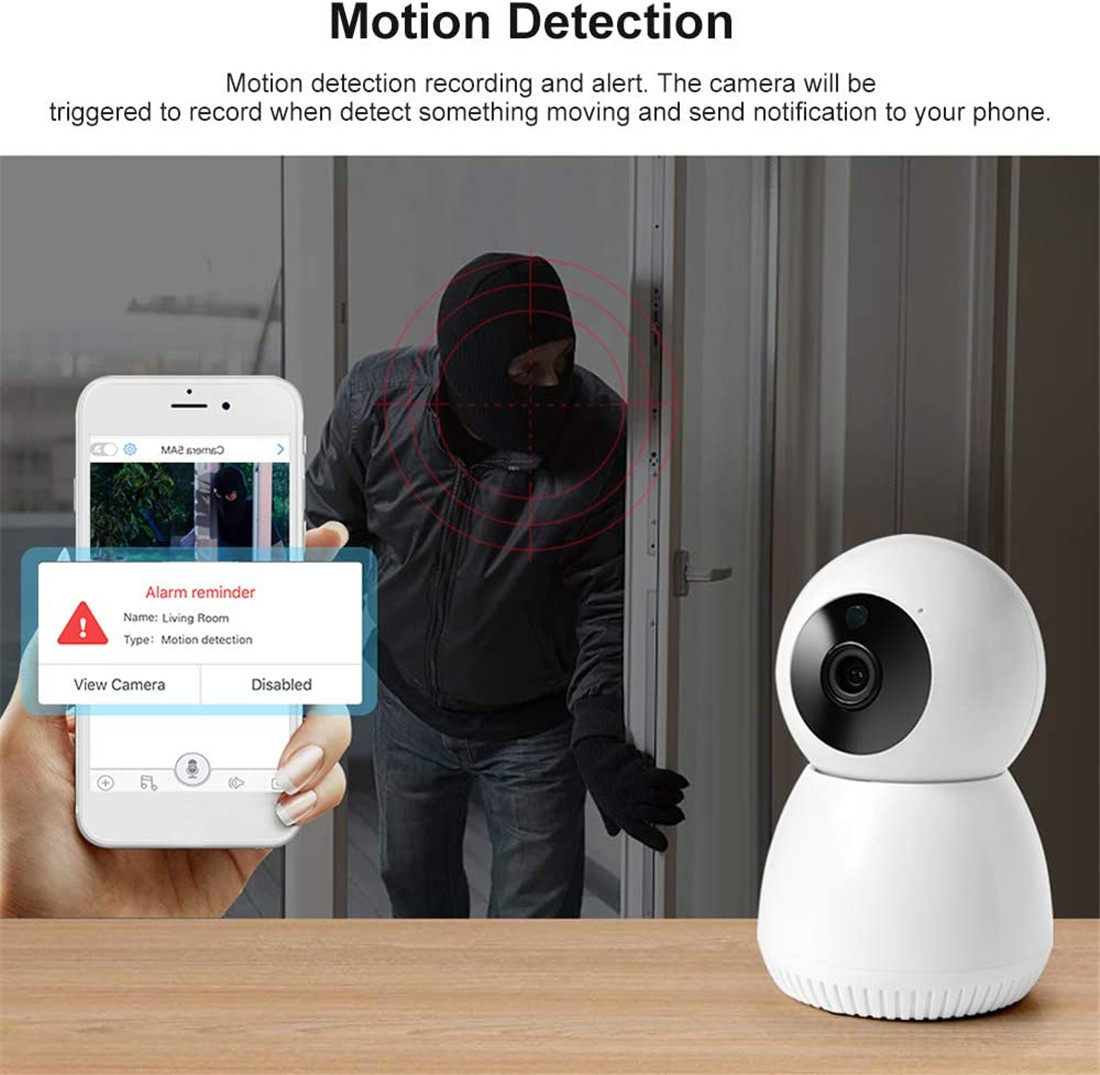 1080P Tuya Wifi IP Camera Pan/Tilt for Home and baby monitoring(JY-P05-2MP)