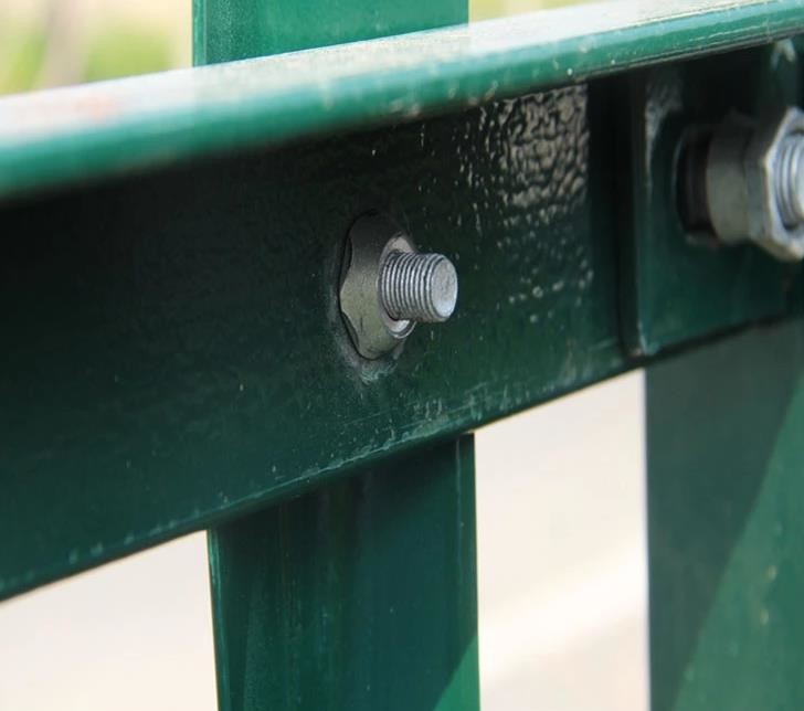 Galvanized Steel Palisade Fencing Easily Assembled Powder Coated Durability