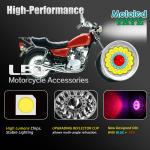 6 Inch CM125 High Limited Lumen LED Red DRL Semi-assembly Headlight with High