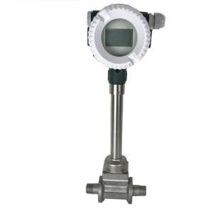 China DN15 LPG diesel liquid gas vortex flow meter price/vortex steam flow meter wholesale