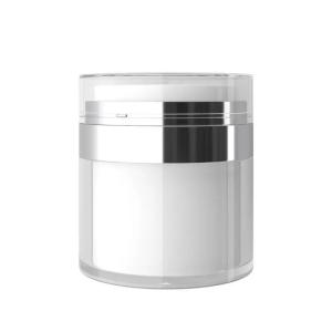 China 15G 30G 50G 100G Plastic Airless Jar With Vacuum Pump Customized Colors For End Packaging wholesale