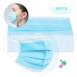 China Personal Care Disposable Medical Face Masks Protect From Dust Proof Blue wholesale