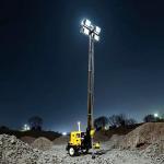 2 Wheeled Telescopic Light Tower Industrial Portable Diesel Light Tower 3