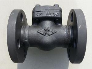 China Vertical Lift Forged Steel Check Valve Flange / Thread End Type Class 150 - 2500 wholesale