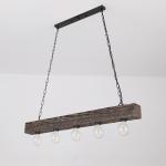 Solid Wood Chandelier Creative Industrial Style Restaurant Living Room Hot Pot