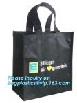 Printed Cotton Casual Tote Canvas Non Woven Bag, Heat seal reusable bag/