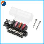 4 Way Compact Blade Fuse Block Box for ATO ATC 0257 0287 Car Automotive Fuses