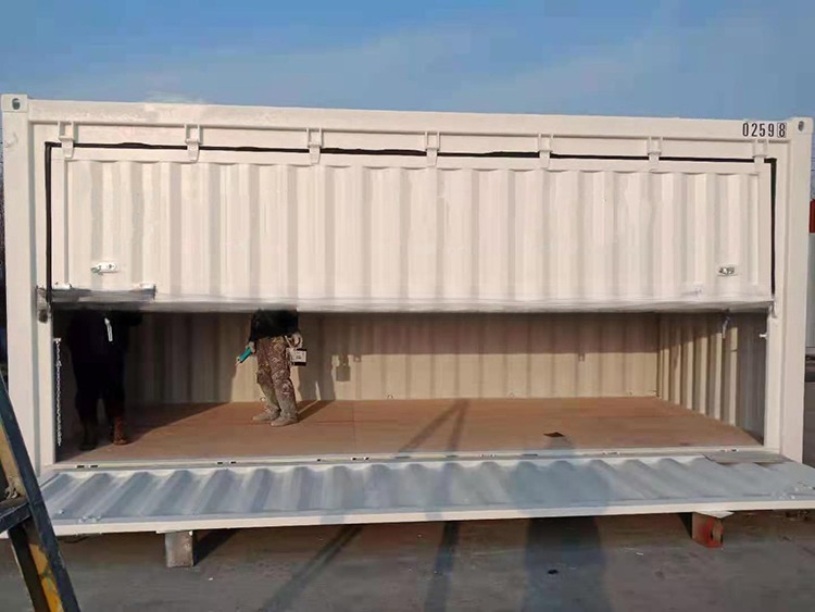 20ft Side Door Steel Dry Container ABS Ventilate Cover Double Swing High Cube Shipping Container with 20 Foot Opening