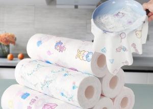 China Wood Pulp Spunlace Spunlace Nonwoven Fabric Industrial Machine Cleaning Wipes wholesale