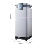 145W 80dB Large Room Humidifier Household True Ozono Air Purifier