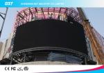 Large Video SMD 3535 Curved LED Panel , 8mm Led Screen for Outdoor Wall