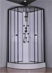 Bathroom Shower Cabins , Shower Units 850 X 850 X 2250 mm Black aluminium