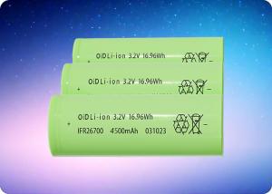 China 13.5A 26700 Battery 3.2V 4500mAh Battery 1500 Cycles IFR26700N45A wholesale