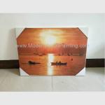 Linen Realistic Oil Portrait From Photograph , Sunrise Landscape Canvas Art