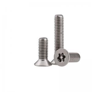 China 304 Stainless Steel Flat Head Screws M2.5 Tamper Proof 3-40mm For home Products wholesale