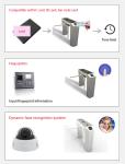 ID Card Support Tripod Entrance Barrier Gate , Verticle Tripod Barrier Turnstile