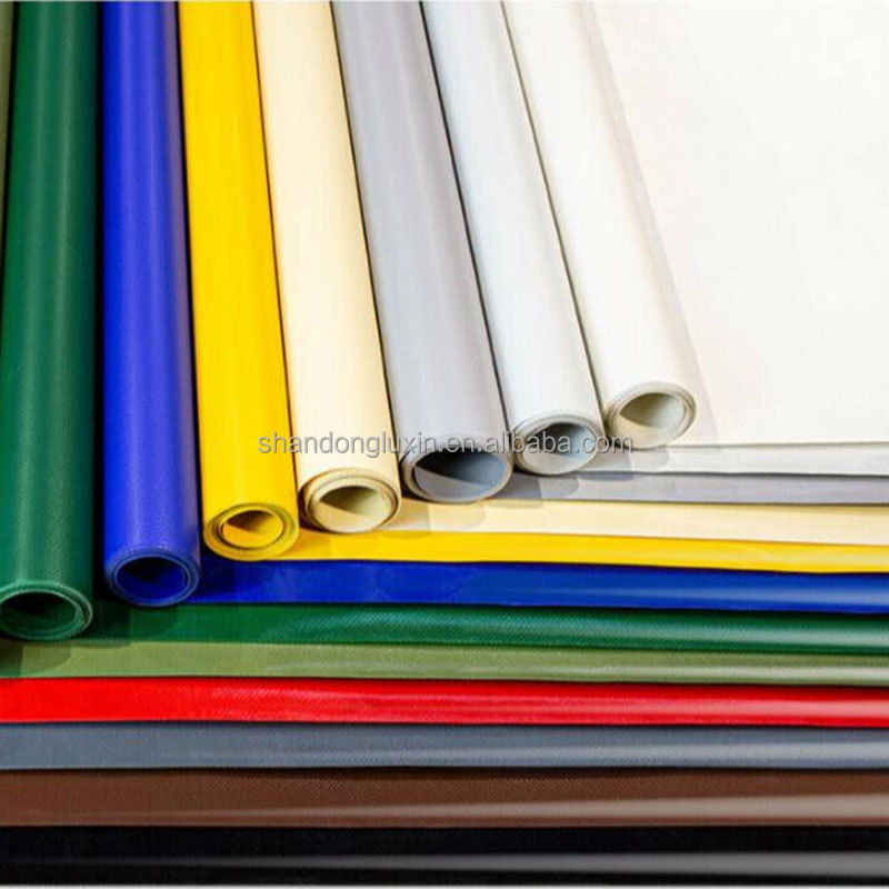 Custom Pvc Tarpaulin Roll Material 500gsm in Other Fabric for Heavy-Duty Applications