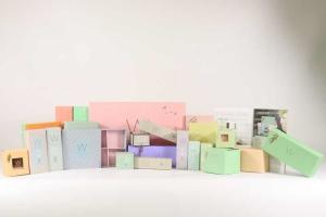 China Hot Selling Custom Printed Cosmetic Packaging Boxes Makeup Paper Box For Skincare Card Packaging Box wholesale